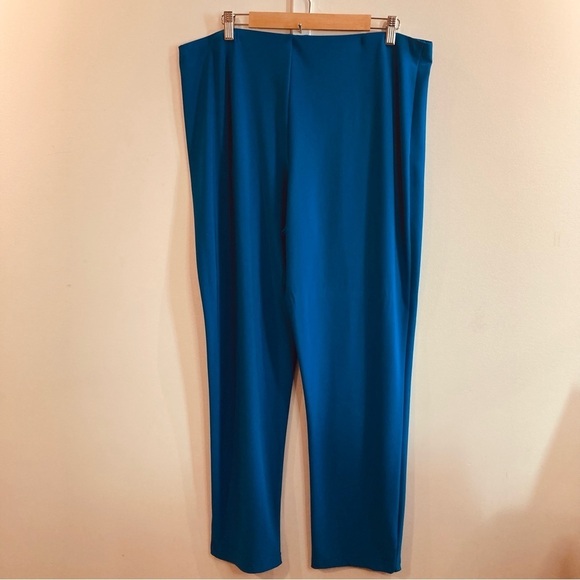 SYMPLI SZ 16 Slim Leg Pull On Elastic  Waist High Rise Wardrobe Staple Pants - Picture 2 of 5